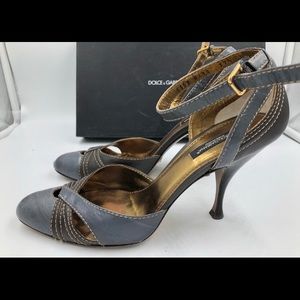 DOLCE & GABBANA ANKLE STRAP HEEL